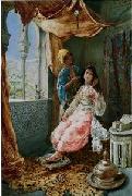 Arab or Arabic people and life. Orientalism oil paintings 132 unknow artist
